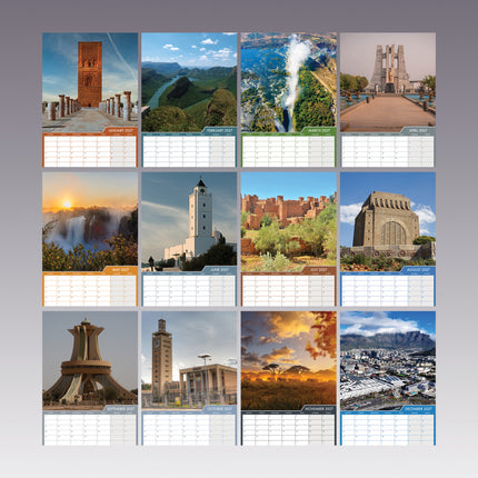 CalendarsRUs Afrika A3 Kalender 2027