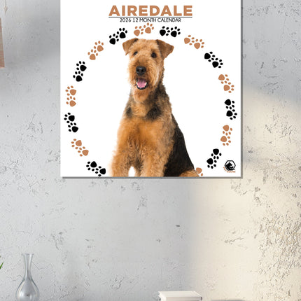CalendarsRUs Airedale Terrier Kalender 2026