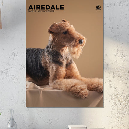 CalendarsRUs Airedale Terrier Kalender 2026 A3