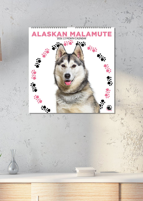 CalendarsRUs Alaskan Malamute Kalender 2026