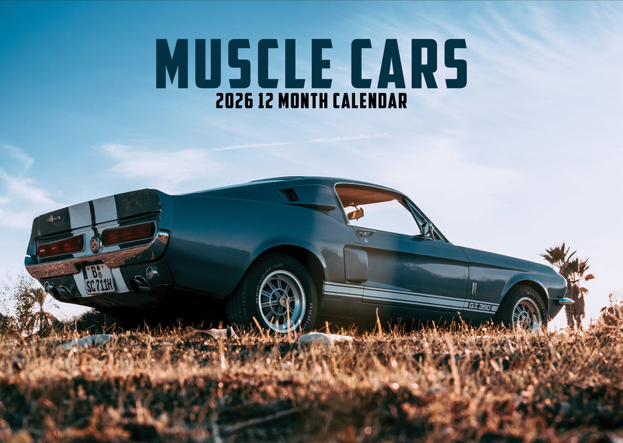 CalendarsRUs American Muscle Cars A3 Kalender 2026
