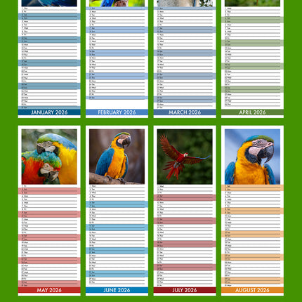 CalendarsRUs Ara's Slimline Kalender 2026
