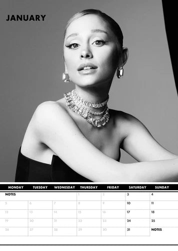 CalendarsRUs Ariana Grande A3 Kalender 2026