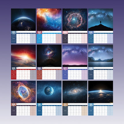 CalendarsRUs Astronomy A3 Kalender 2026