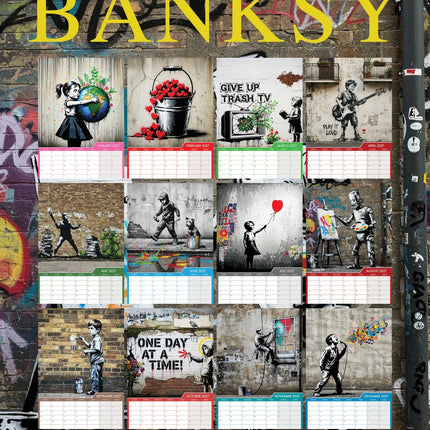 CalendarsRUs Banksy A3 Kalender 2027