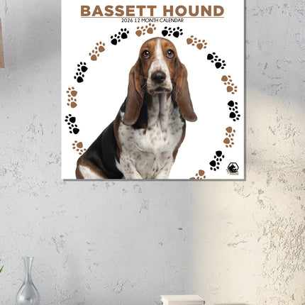 CalendarsRUs Basset Hound Kalender 2026