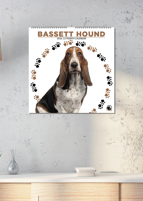 CalendarsRUs Basset Hound Kalender 2026