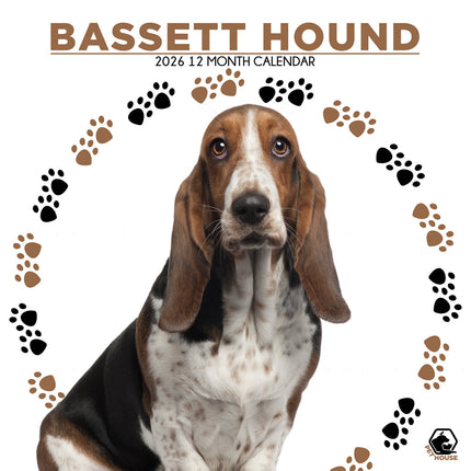 CalendarsRUs Basset Hound Kalender 2026
