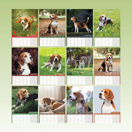 CalendarsRUs Beagle A3 Kalender 2027