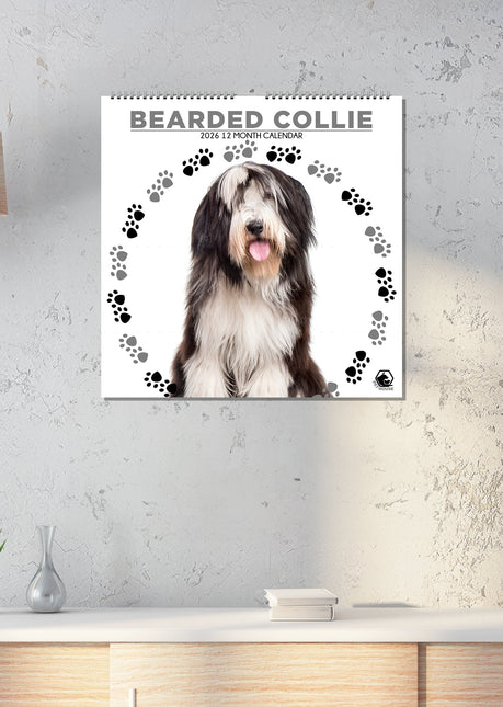 CalendarsRUs Bearded Collie Kalender 2026
