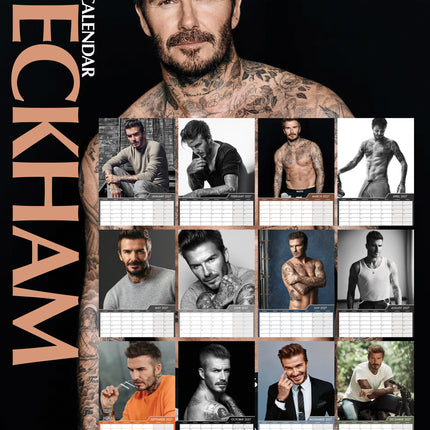 CalendarsRUs Beckham A3 Kalender 2027