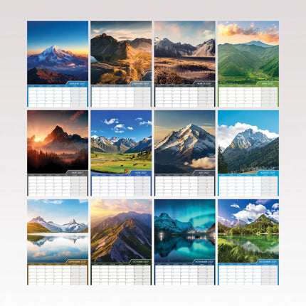 CalendarsRUs Bergen A3 Kalender 2027
