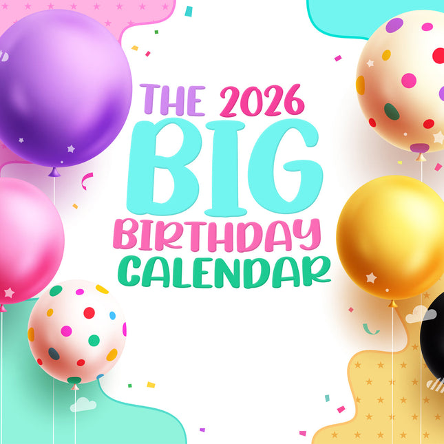 CalendarsRUs Big Birthday Kalender 2026