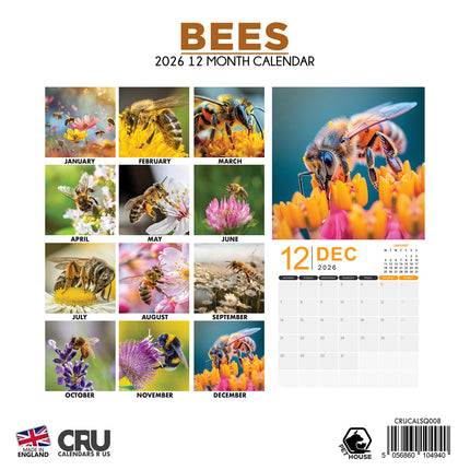CalendarsRUs Bijen Kalender 2026