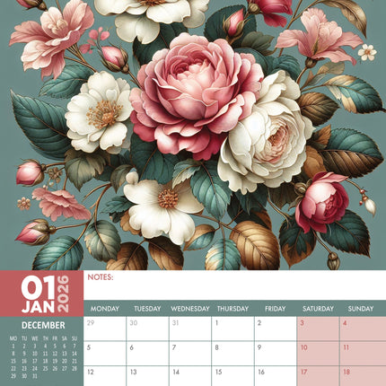 CalendarsRUs Bloemen A3 Kalender 2026