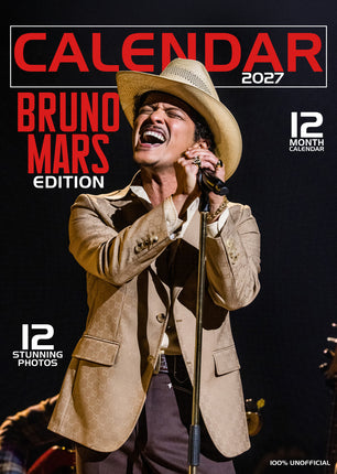 CalendarsRUs Bruno Mars A3 Kalender 2027