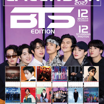 CalendarsRUs BTS A3 Kalender 2027