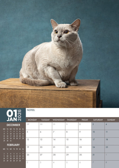 CalendarsRUs Burmees A3 kalender 2026