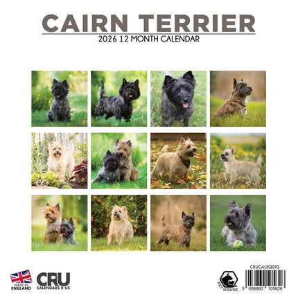 CalendarsRUs Cairn Terrier Kalender 2026