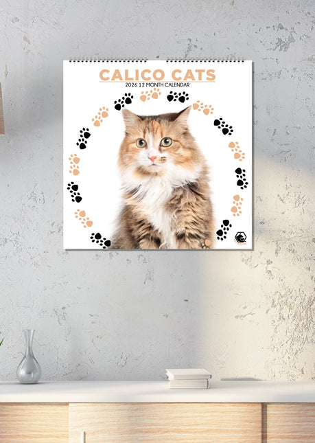 CalendarsRUs Calico Katten Kalender 2026