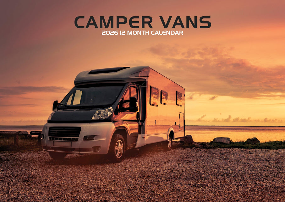 CalendarsRUs Camper Vans A3 Kalender 2026