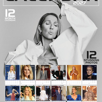 CalendarsRUs Celine Dion A3 Kalender 2027