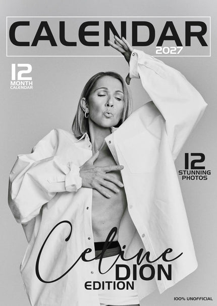 CalendarsRUs Celine Dion A3 Kalender 2027