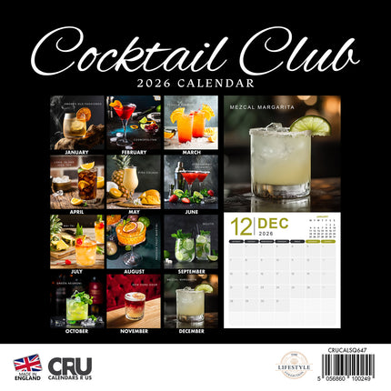 CalendarsRUs Cocktails Kalender 2026