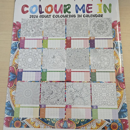 CalendarsRUs Colouring In A3 Kalender 2026