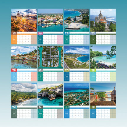 CalendarsRUs De Caribbean A3 Kalender 2026