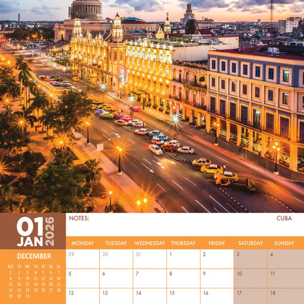 CalendarsRUs De Caribbean A3 Kalender 2026