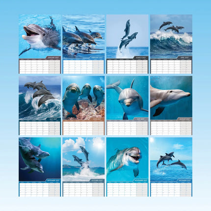 CalendarsRUs Dolfijnen A3 Kalender 2027