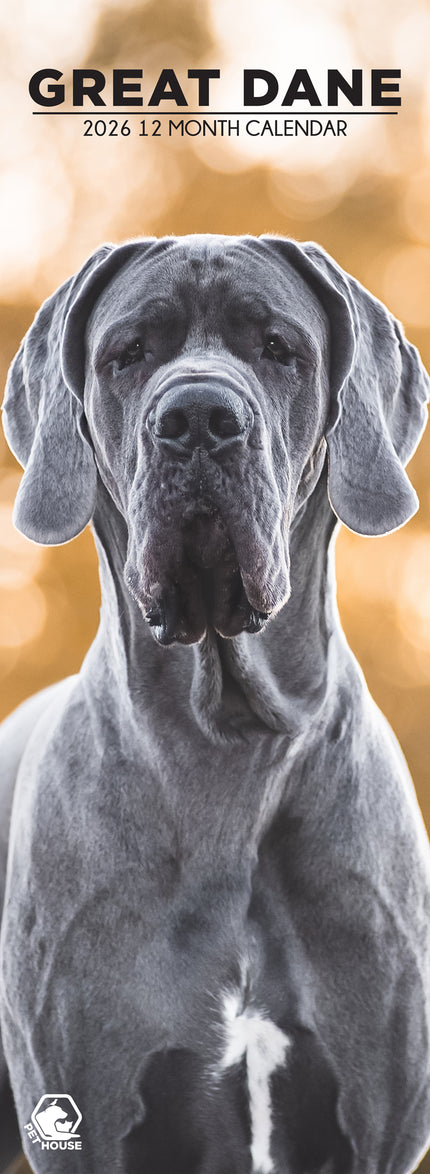 CalendarsRUs Duitse Dog Slimline Kalender 2026