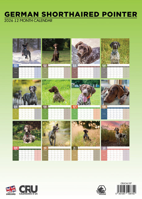 CalendarsRUs Duitse Staande A3 Kalender 2026