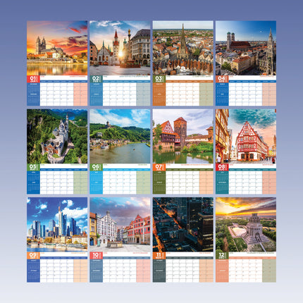 CalendarsRUs Duitsland A3 Kalender 2027