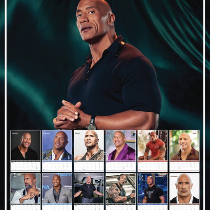 CalendarsRUs Dwayne Johnson A3 Kalender 2026
