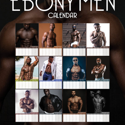 CalendarsRUs Ebony Mannen A3 Kalender 2026