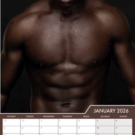 CalendarsRUs Ebony Mannen A3 Kalender 2026