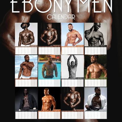 CalendarsRUs Ebony Men A3 Kalender 2027