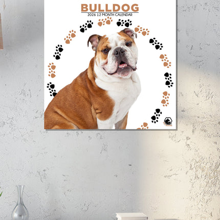CalendarsRUs Engelse Bulldog Kalender 2026