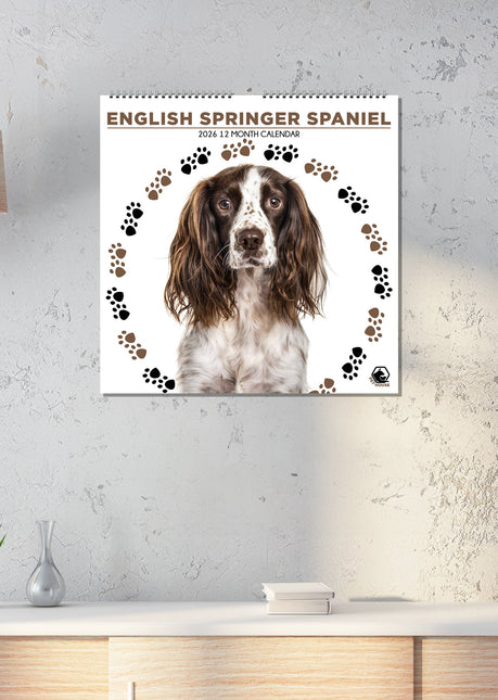 CalendarsRUs Engelse Springer Spaniel Kalender 2026