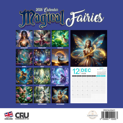 CalendarsRUs Fairies Kalender 2027