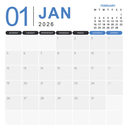 CalendarsRUs Frankrijk Kalender 2026