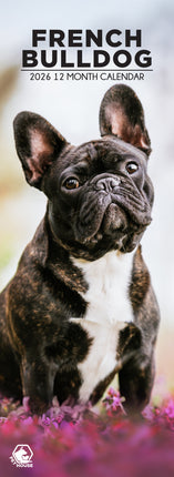 CalendarsRUs Franse Bulldog Slimline Kalender 2026