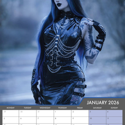 CalendarsRUs Gothic Girls A3 Kalender 2026