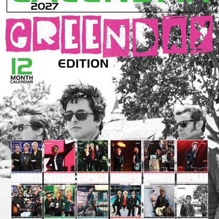 CalendarsRUs Green Day A3 Kalender 2027