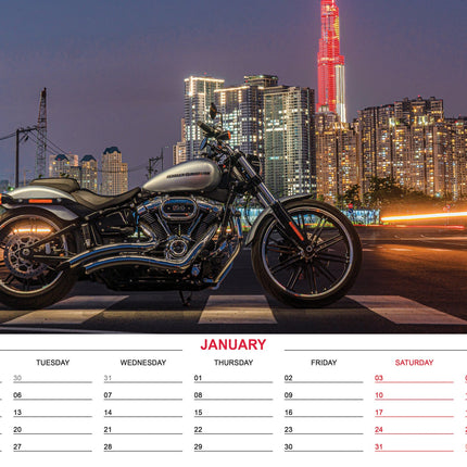 CalendarsRUs Harley Davidson A3 Kalender 2026