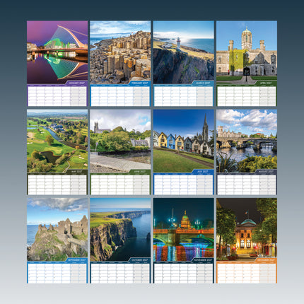 CalendarsRUs Ierland A3 Kalender 2027