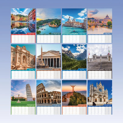 CalendarsRUs Italie A3 Kalender 2027