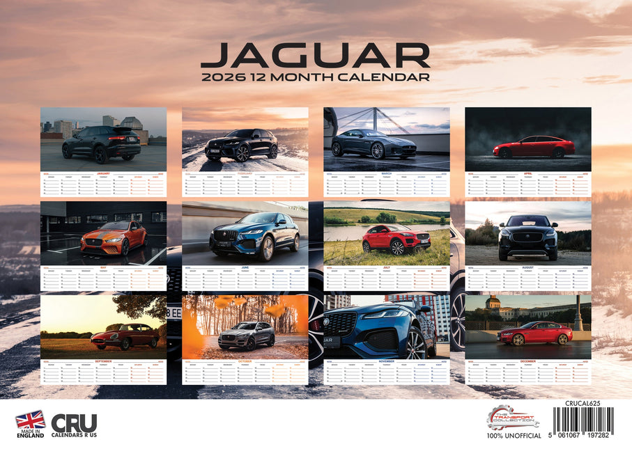 CalendarsRUs Jaguar A3 Kalender 2026